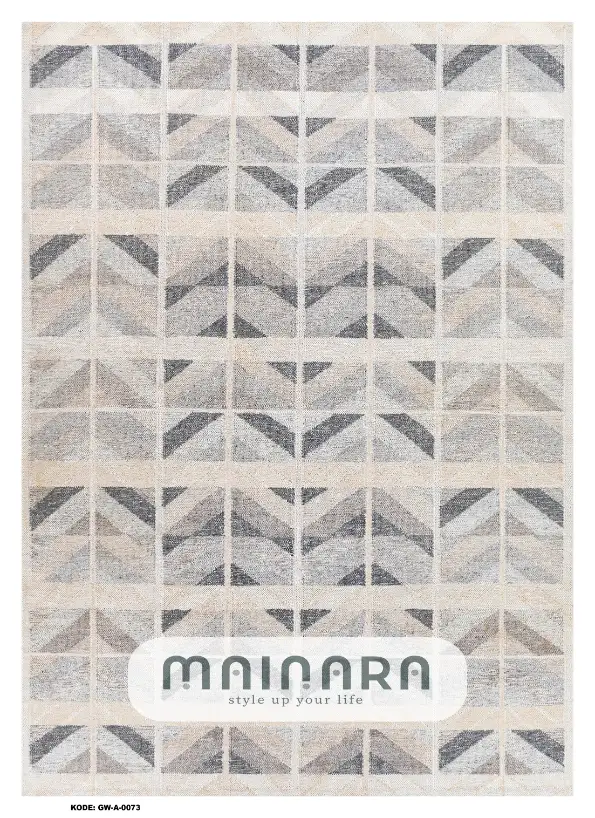 Karpet Abstrak (GW-A-0073) - Grey