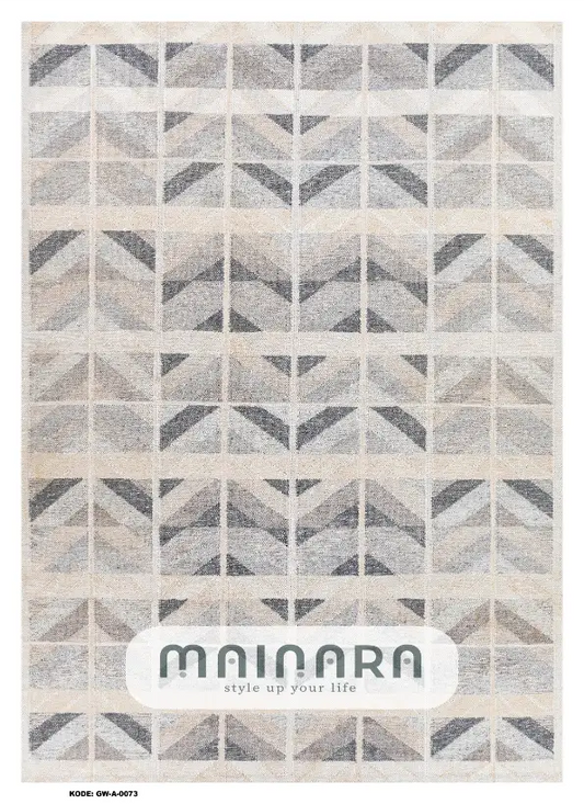 Karpet Abstrak (GW-A-0073) - Grey