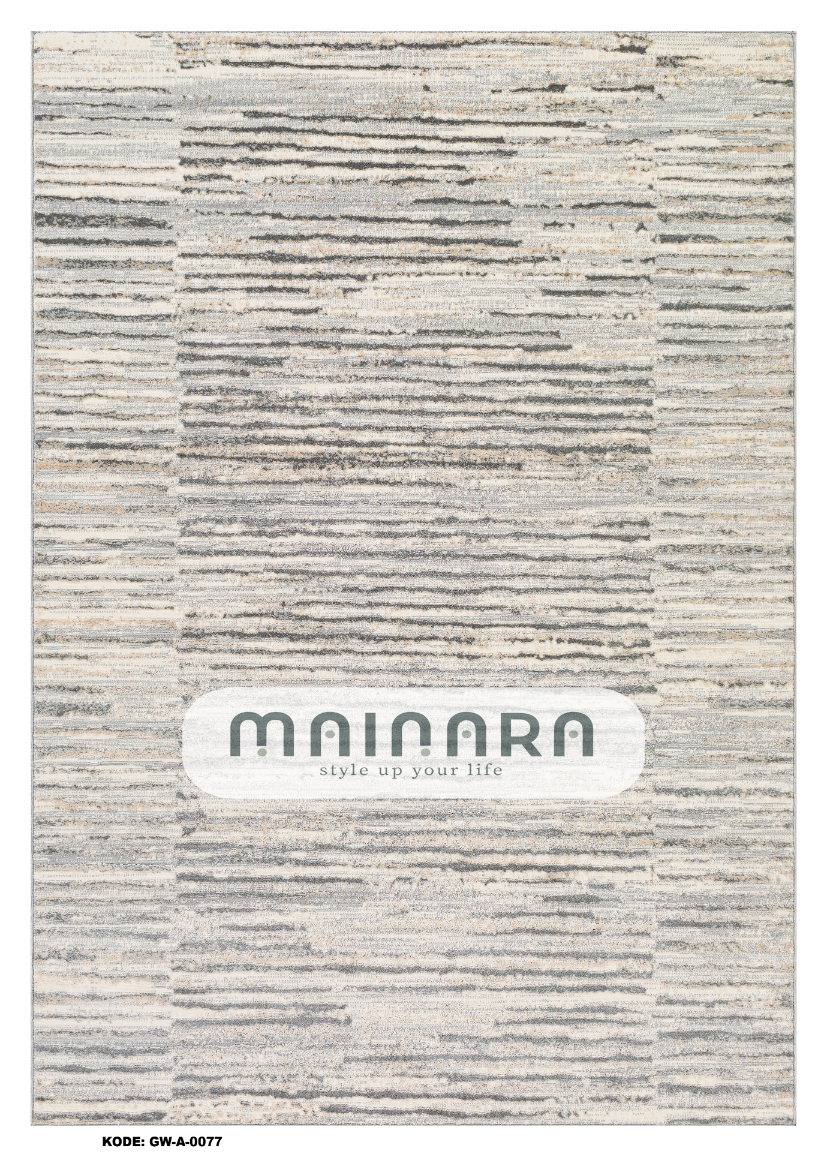 Karpet Abstrak (GW-A-0077) - Grey