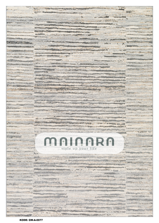 Karpet Abstrak (GW-A-0077) - Grey