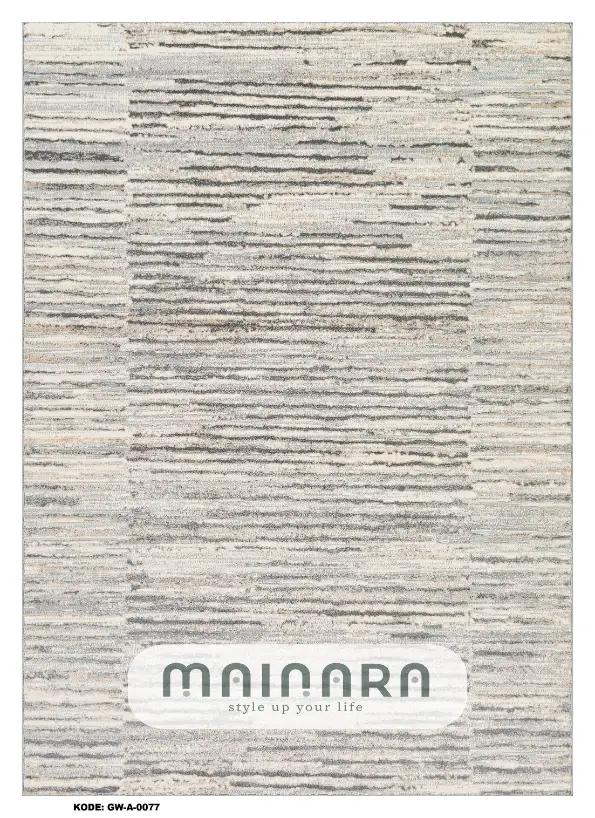 Karpet Abstrak (GW-A-0077) - Grey