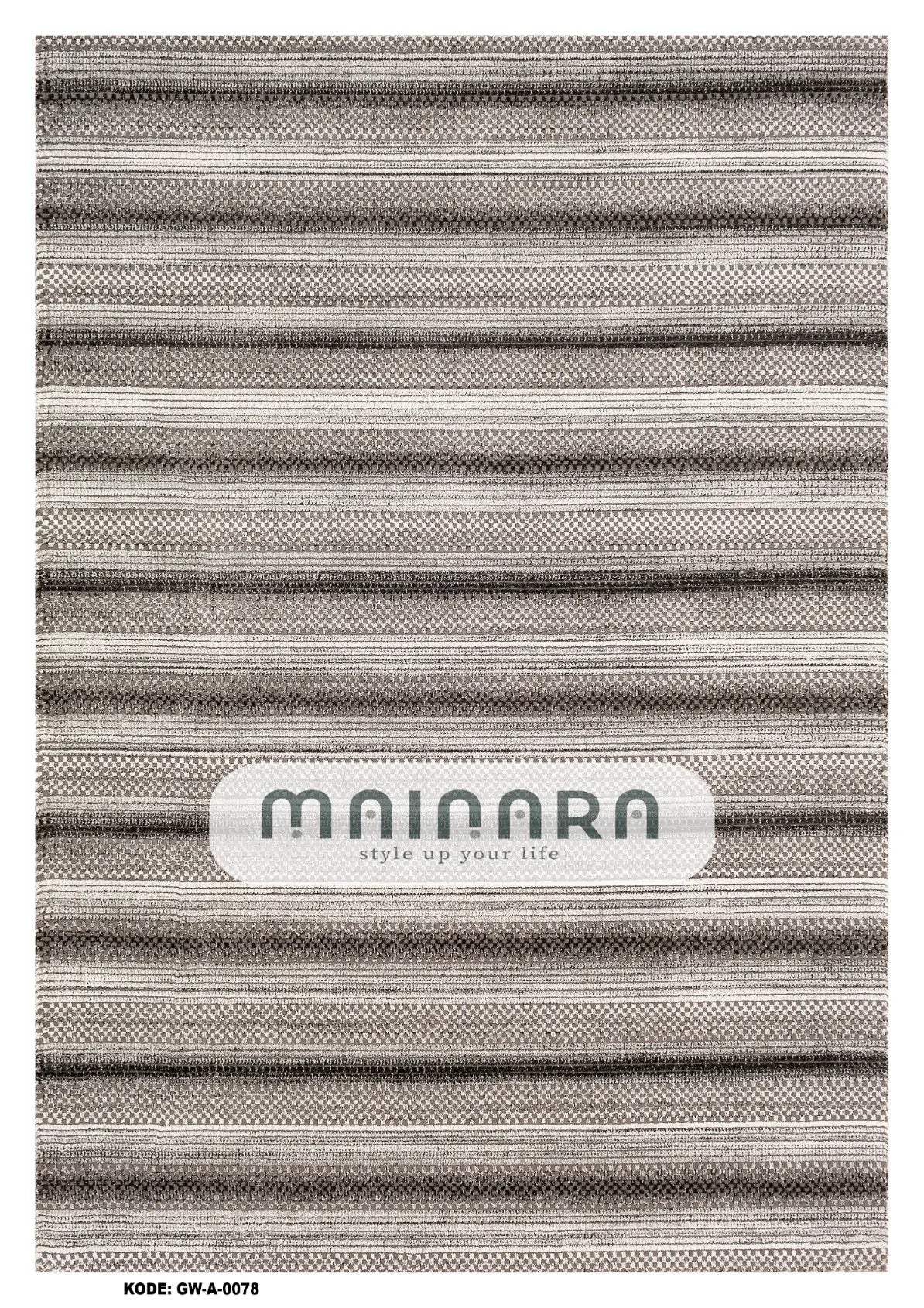Karpet Abstrak (GW-A-0078) - Grey