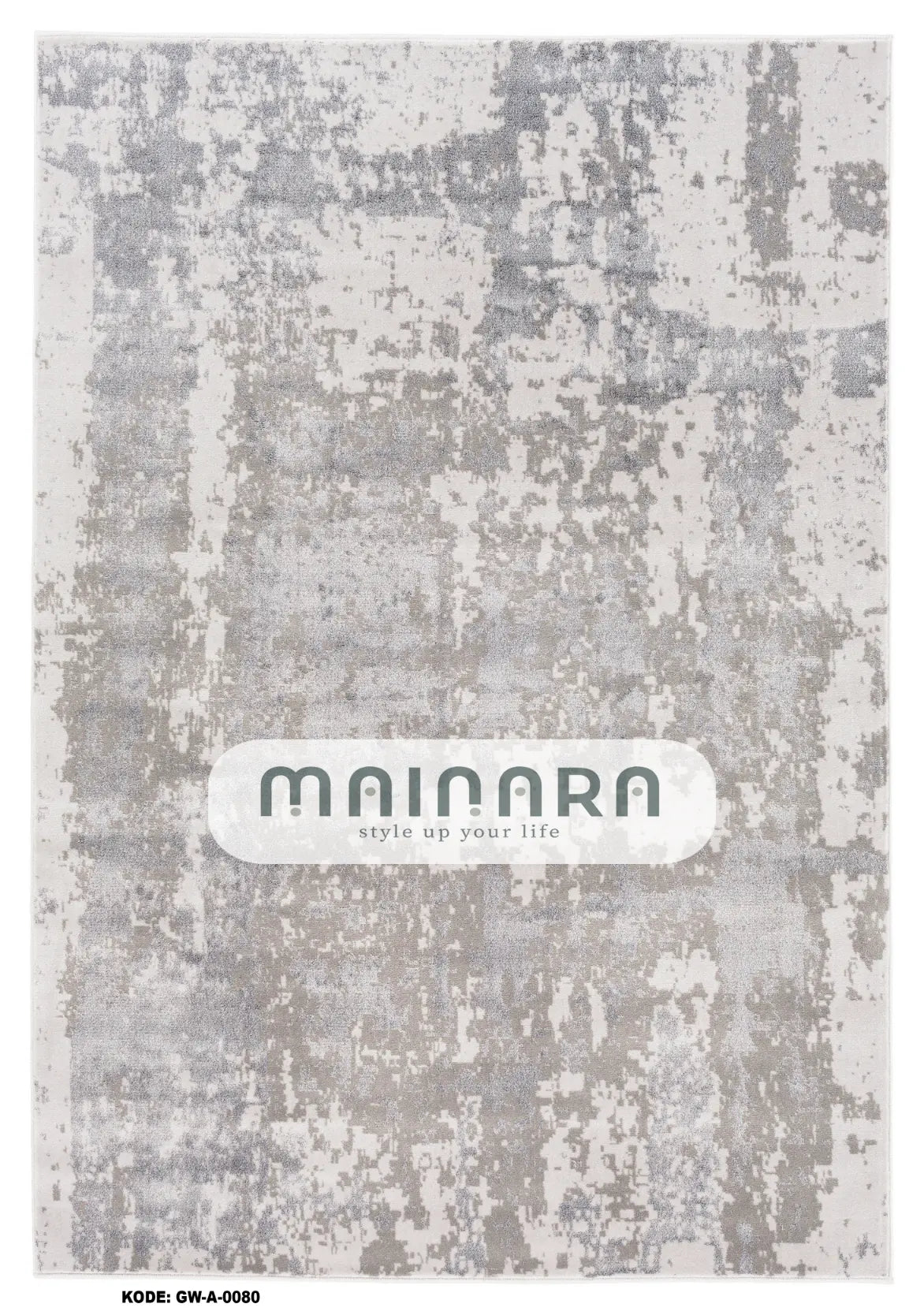 Karpet Abstrak (GW-A-0080) - Grey
