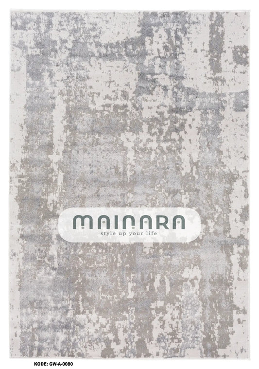 Karpet Abstrak (GW-A-0080) - Grey