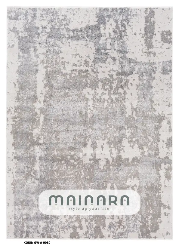 Karpet Abstrak (GW-A-0080) - Grey