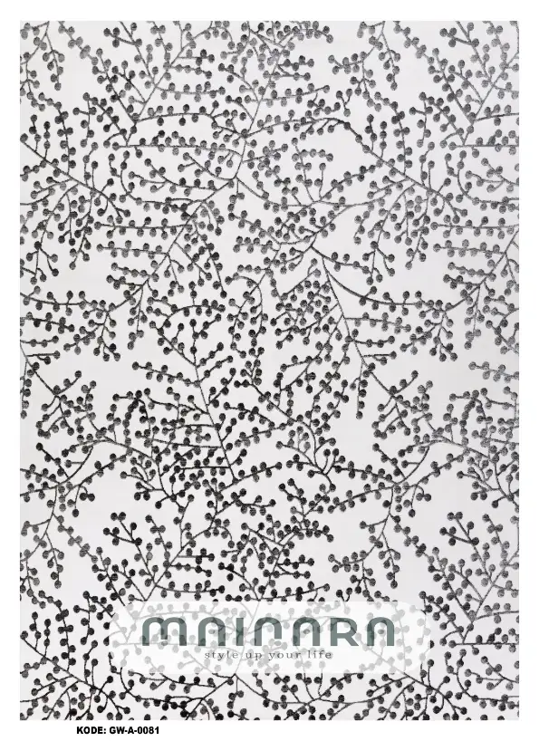 Karpet Abstrak (GW-A-0081) - Grey