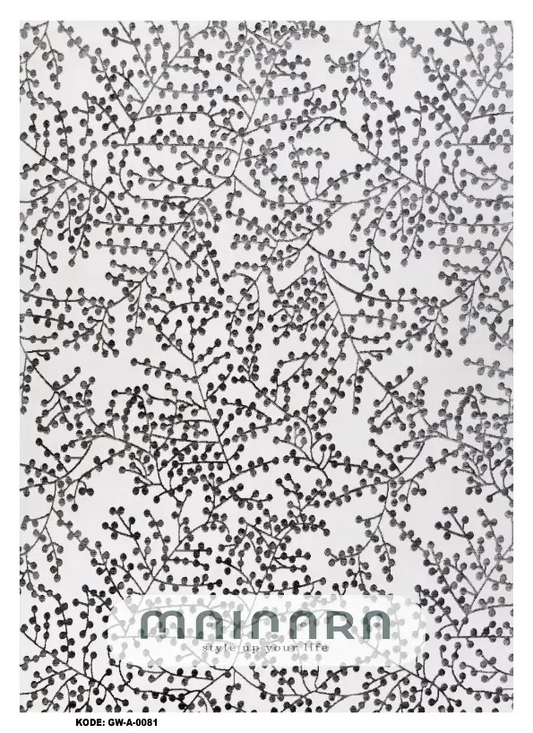 Karpet Abstrak (GW-A-0081) - Grey