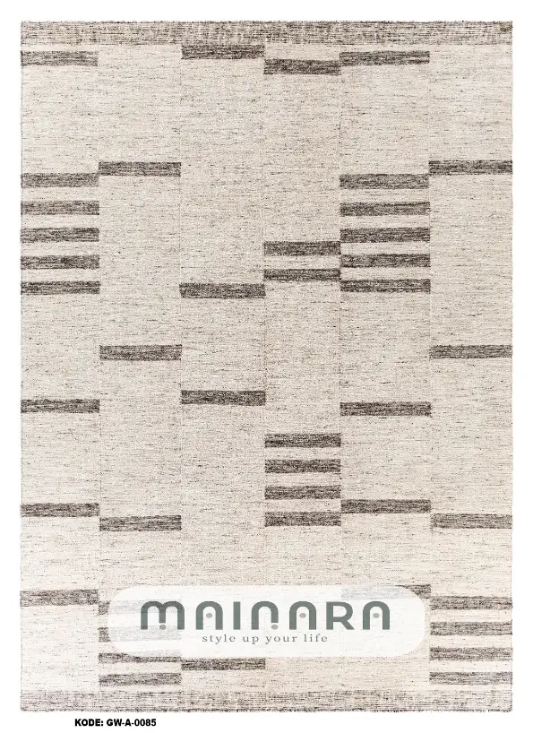 Karpet Abstrak (GW-A-0085) - Grey