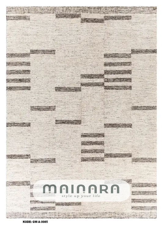 Karpet Abstrak (GW-A-0085) - Grey