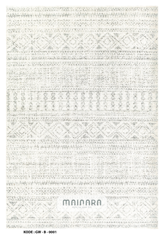 Karpet Bohemian (GW-B-0001) - Grey