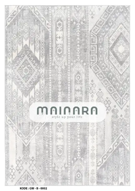 Karpet Bohemian (GW-B-0002) - Grey