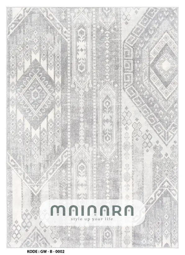 Karpet Bohemian (GW-B-0002) - Grey