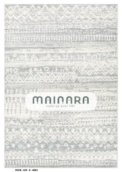 Karpet Bohemian (GW-B-0003) - Grey