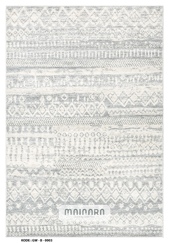 Karpet Bohemian (GW-B-0003) - Grey