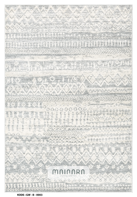 Karpet Bohemian (GW-B-0003) - Grey