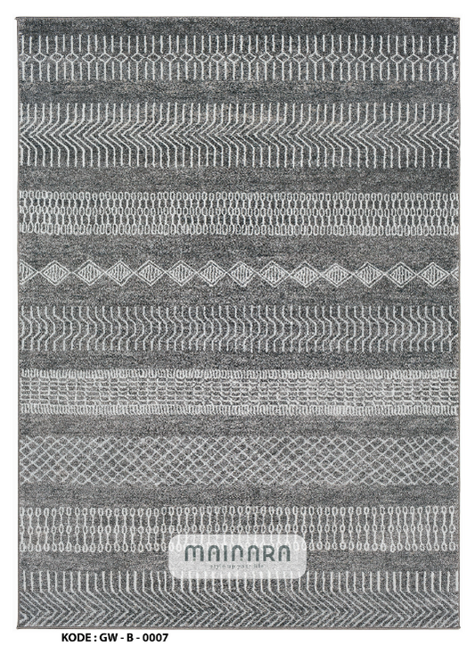 Karpet Bohemian (GW-B-0007) - Grey