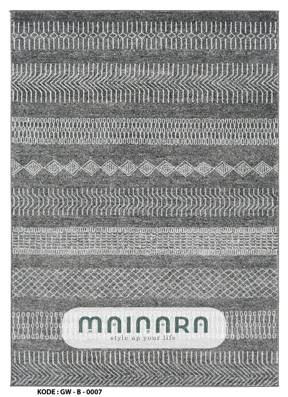 Karpet Bohemian (GW-B-0007) - Grey