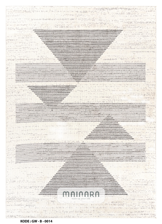 Karpet Bohemian (GW-B-0014) - Grey,Cream