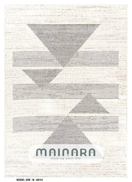 Karpet Bohemian (GW-B-0014) - Grey,Cream