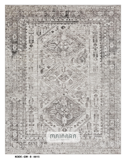 Karpet Bohemian (GW-B-0015) - Grey