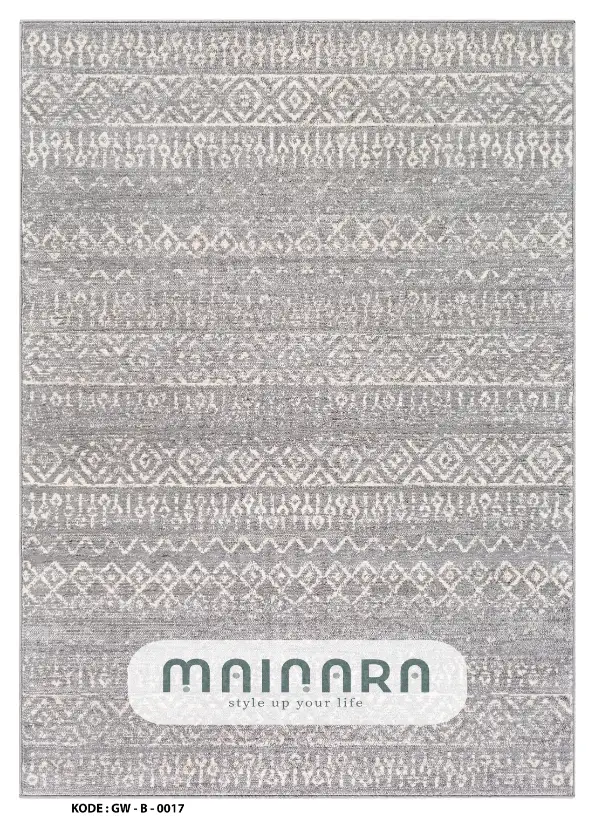 Karpet Bohemian (GW-B-0017) - Grey