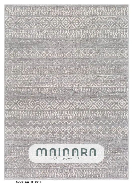 Karpet Bohemian (GW-B-0017) - Grey
