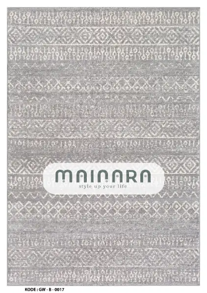 Karpet Bohemian (GW-B-0017) - Grey