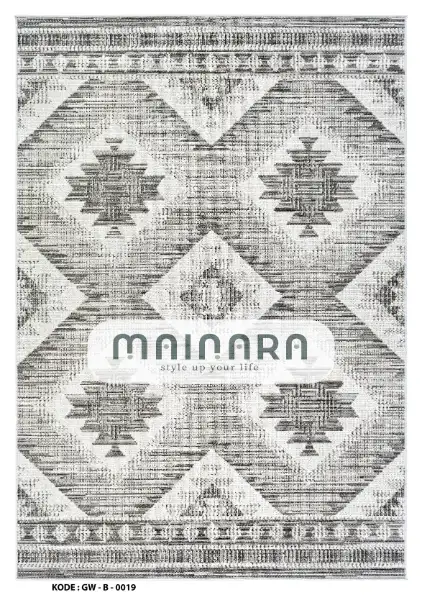 Karpet Bohemian (GW-B-0019) - Grey