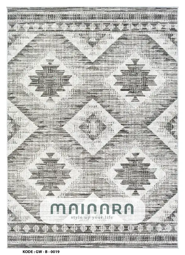 Karpet Bohemian (GW-B-0019) - Grey
