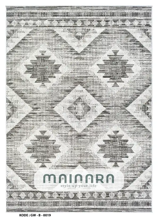 Karpet Bohemian (GW-B-0019) - Grey