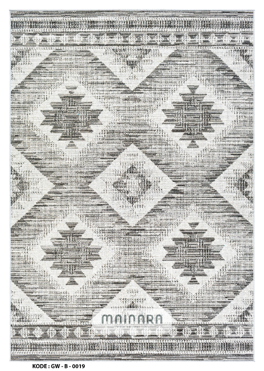 Karpet Bohemian (GW-B-0019) - Grey