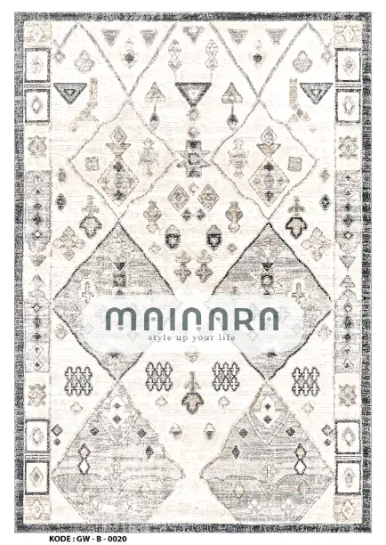 Karpet Bohemian (GW-B-0020) - Grey