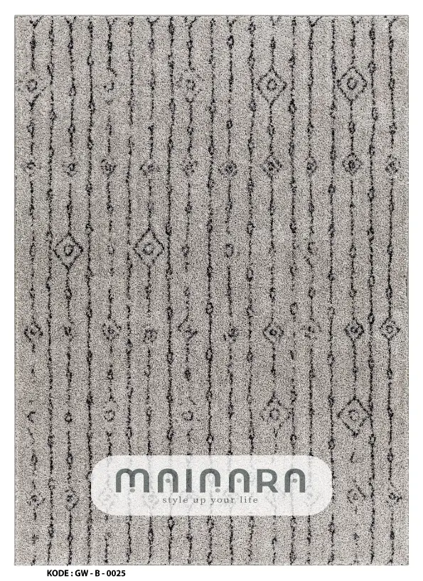 Karpet Bohemian (GW-B-0025) - Grey