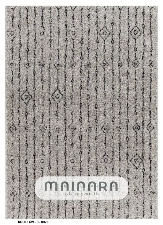 Karpet Bohemian (GW-B-0025) - Grey