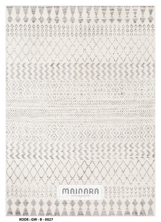 Karpet Bohemian (GW-B-0027) - Grey
