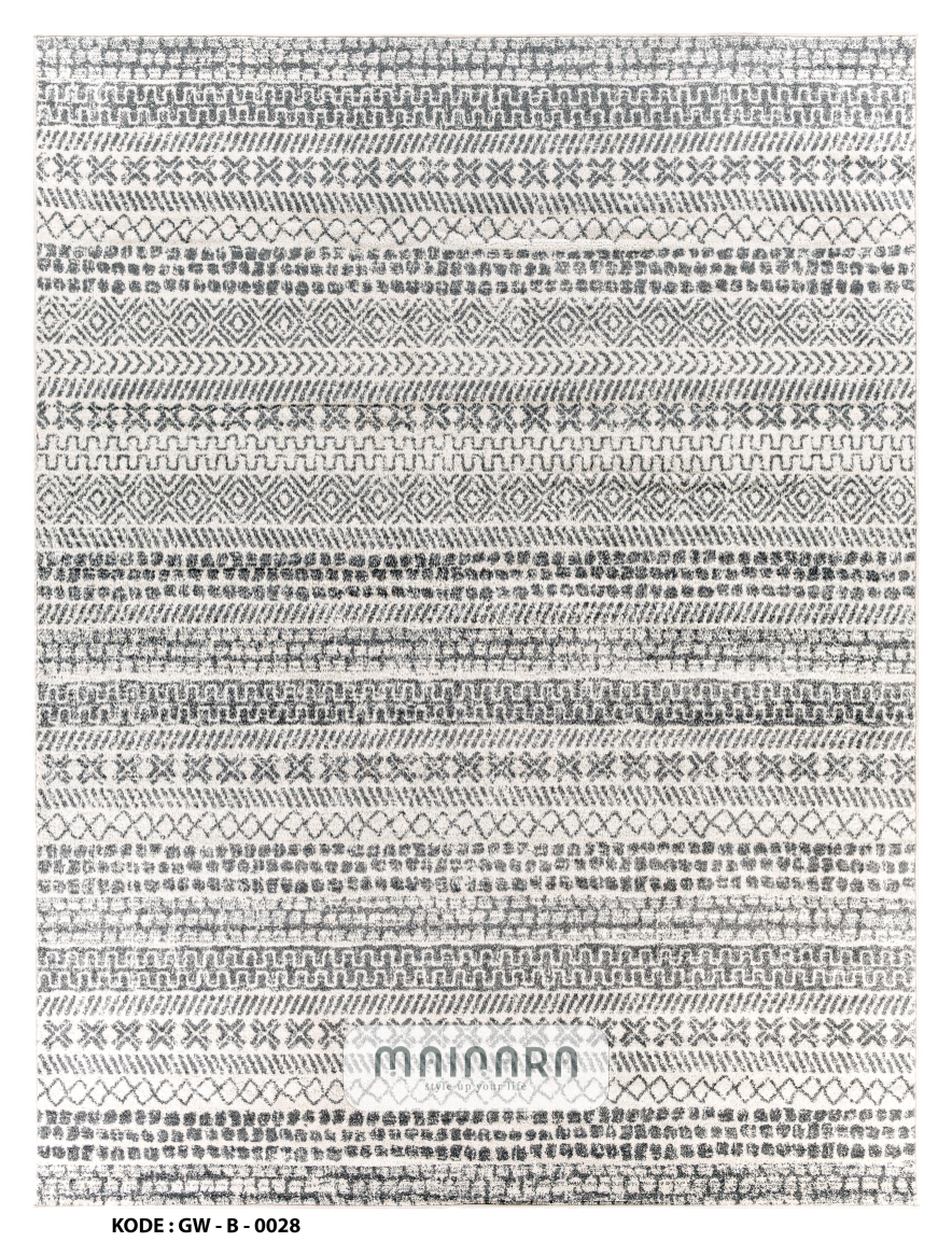 Karpet Bohemian (GW-B-0028) - Grey