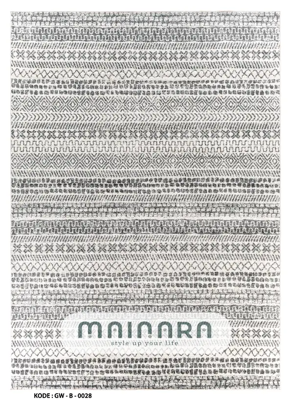 Karpet Bohemian (GW-B-0028) - Grey