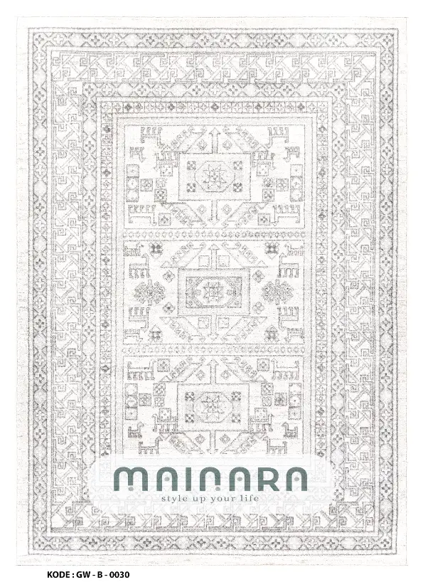 Karpet Bohemian (GW-B-0030) - Grey