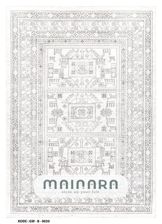 Karpet Bohemian (GW-B-0030) - Grey