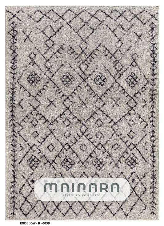 Karpet Bohemian (GW-B-0039) - Grey