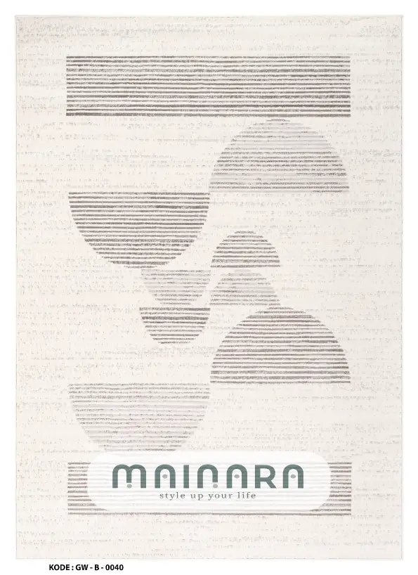 Karpet Bohemian (GW-B-0040) - Grey,Cream