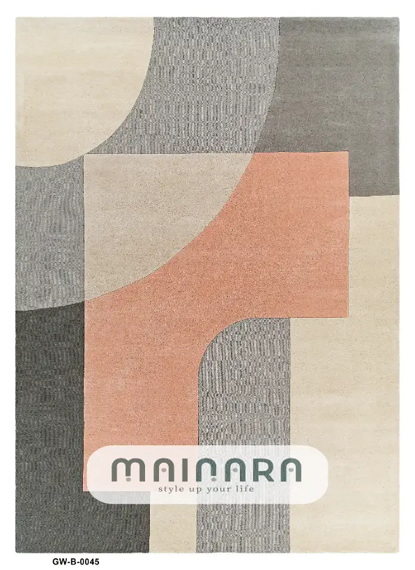 Karpet Bohemian (GW-B-0045) - Grey,Pink,Cream