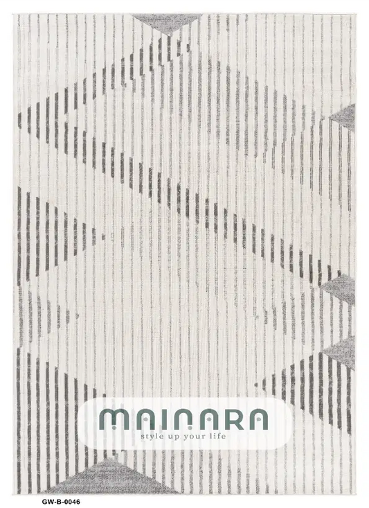 Karpet Bohemian (GW-B-0046) - Grey,Cream