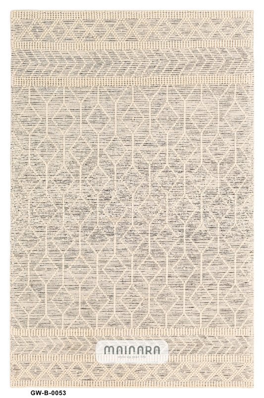 Karpet Bohemian (GW-B-0053) - Grey,Cream