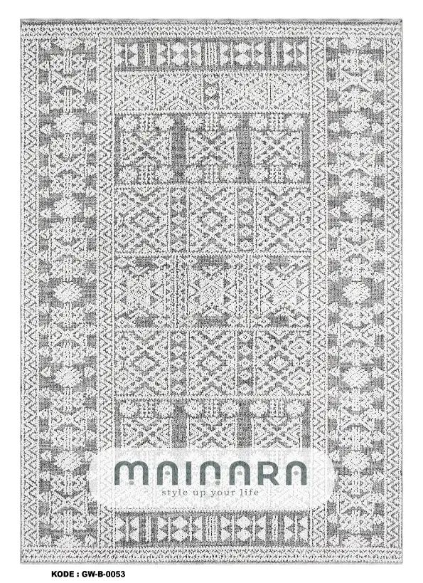 Karpet Bohemian (GW-B-0054) - Grey