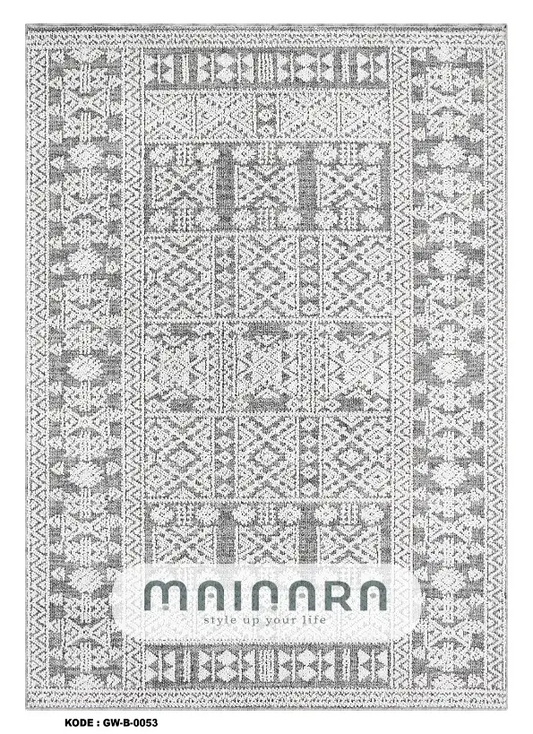 Karpet Bohemian (GW-B-0054) - Grey