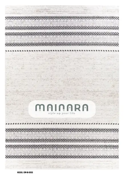 Karpet Bohemian (GW-B-0055) - Grey,White