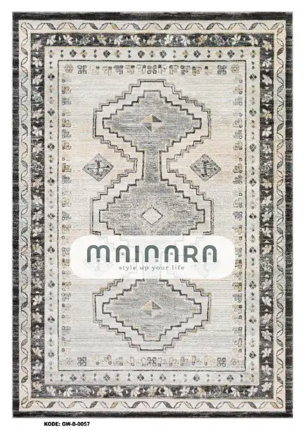 Karpet Bohemian (GW-B-0057) - Grey