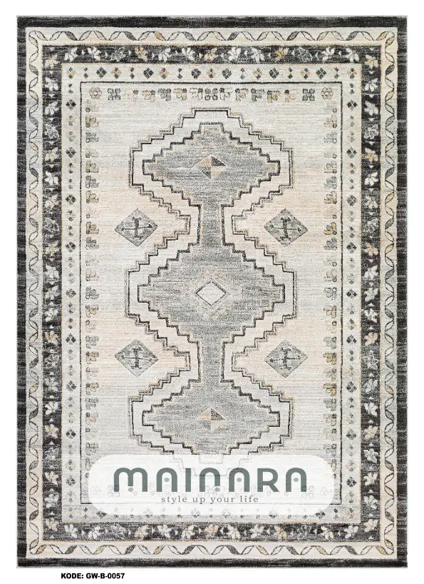 Karpet Bohemian (GW-B-0057) - Grey