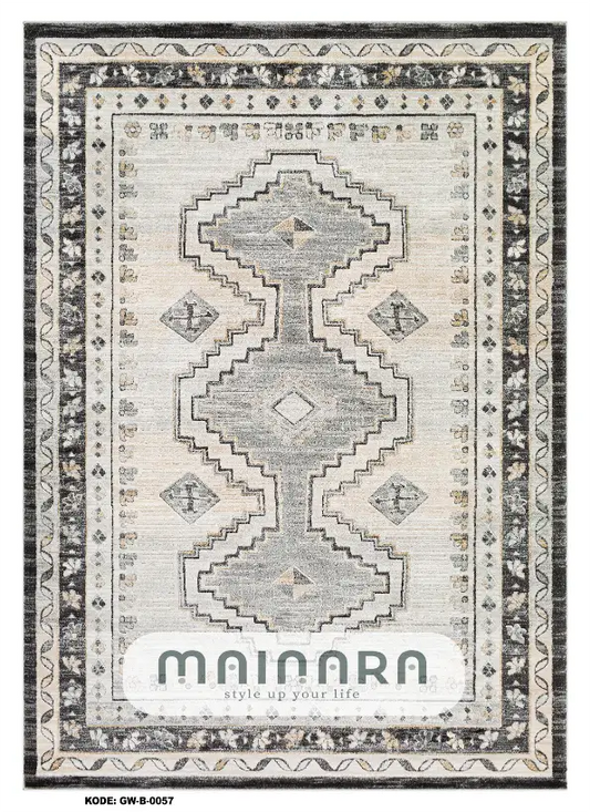 Karpet Bohemian (GW-B-0057) - Grey